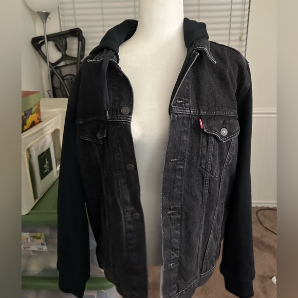 Guns and Roses Levi’s Hooded Jacket L - Picture 3 of 3